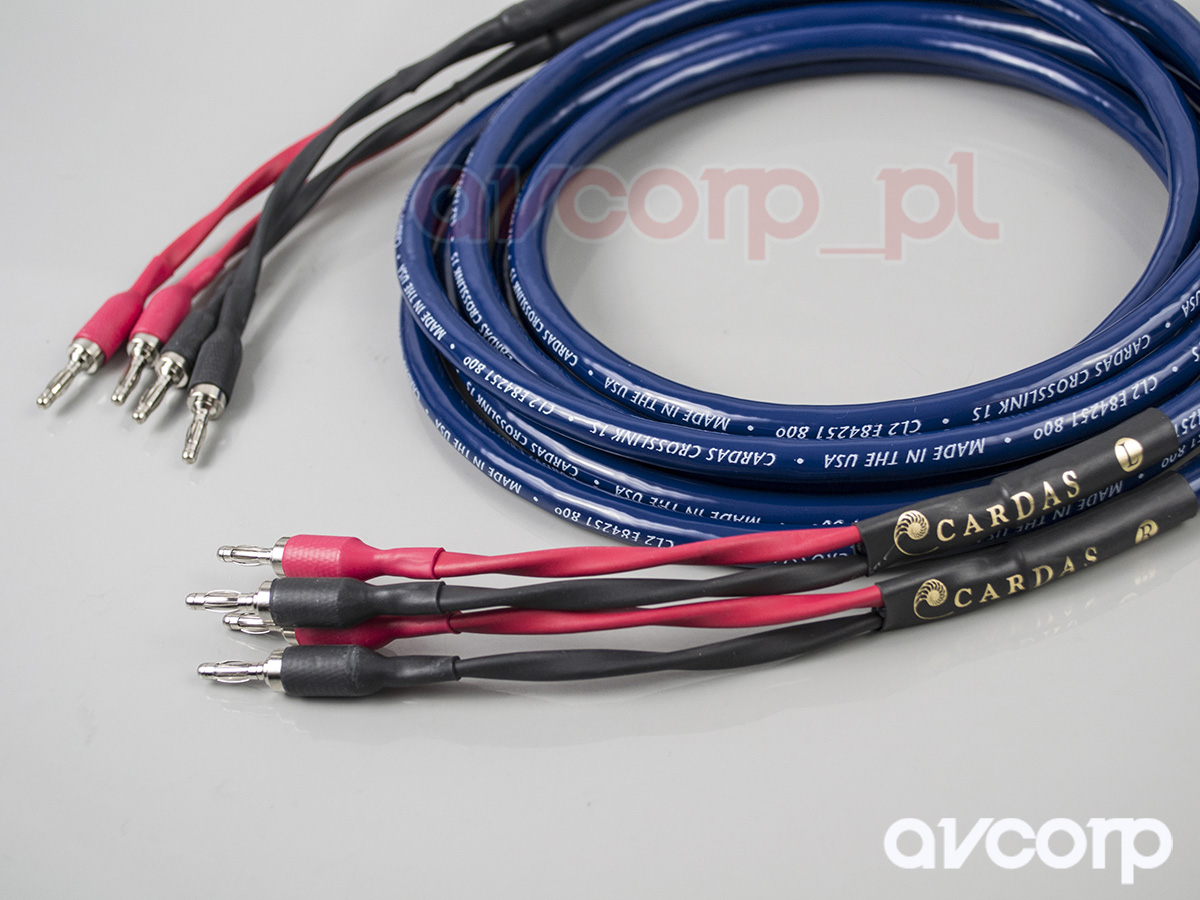 Original Cardas Crosslink speaker cable 3m pair on bananas single